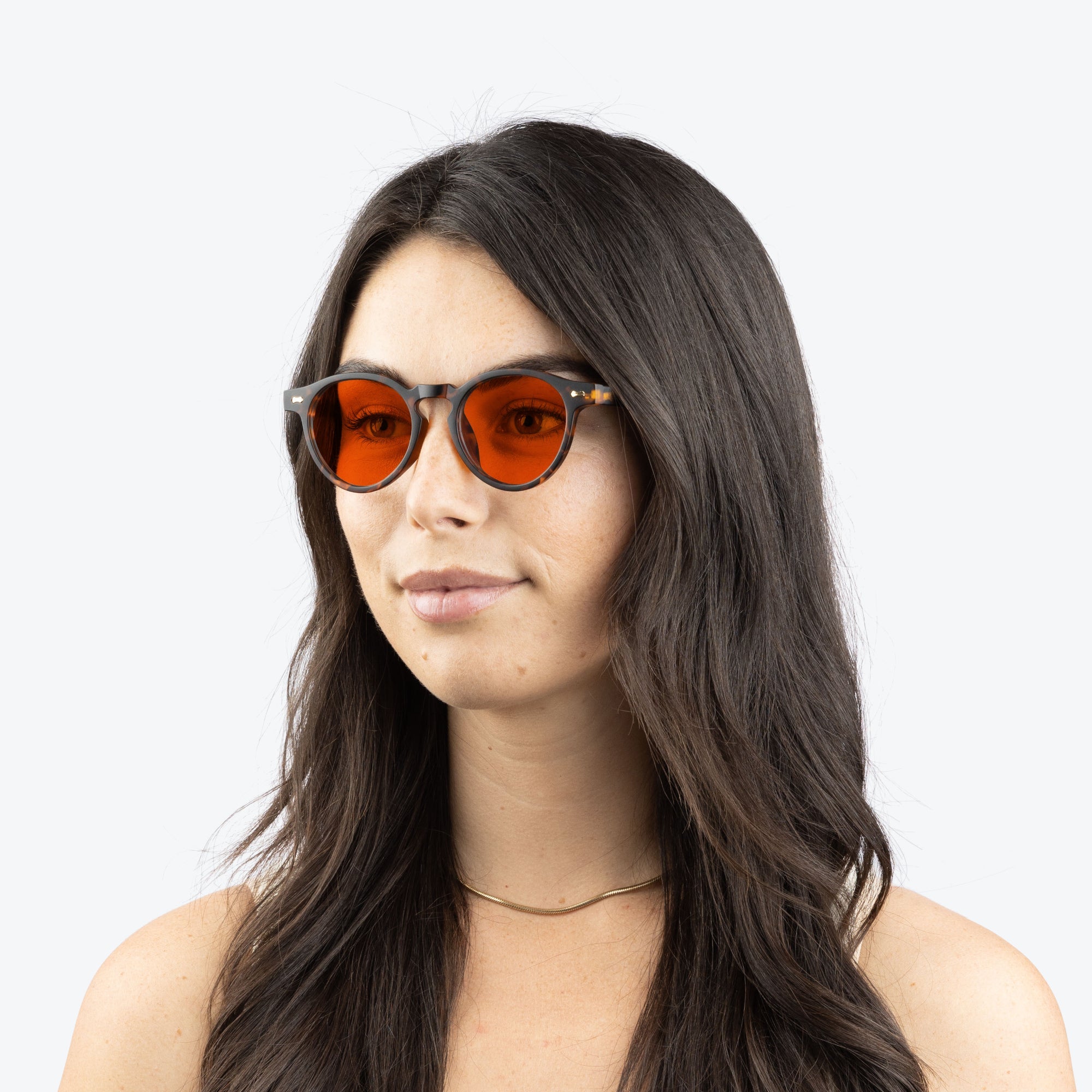 Black and Tortoise Shell Sunglasses with Amber Lenses